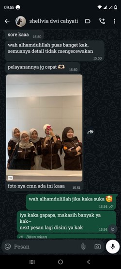 Pesan Seragam Custom Testimoni